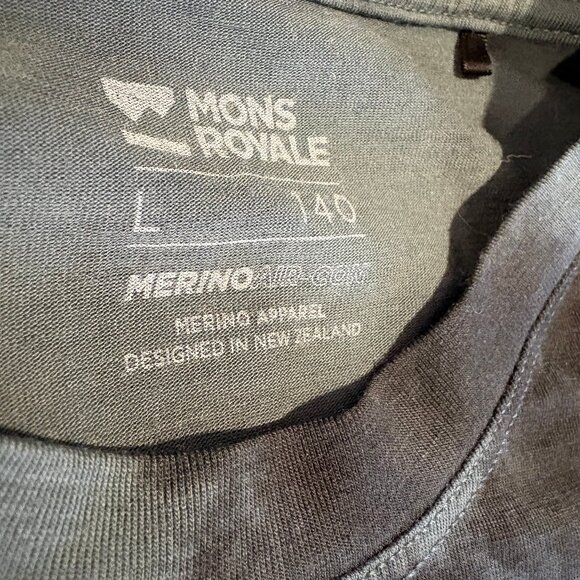 Icon Tie Dyed Merino Tee Shirt - Picture 6 of 7